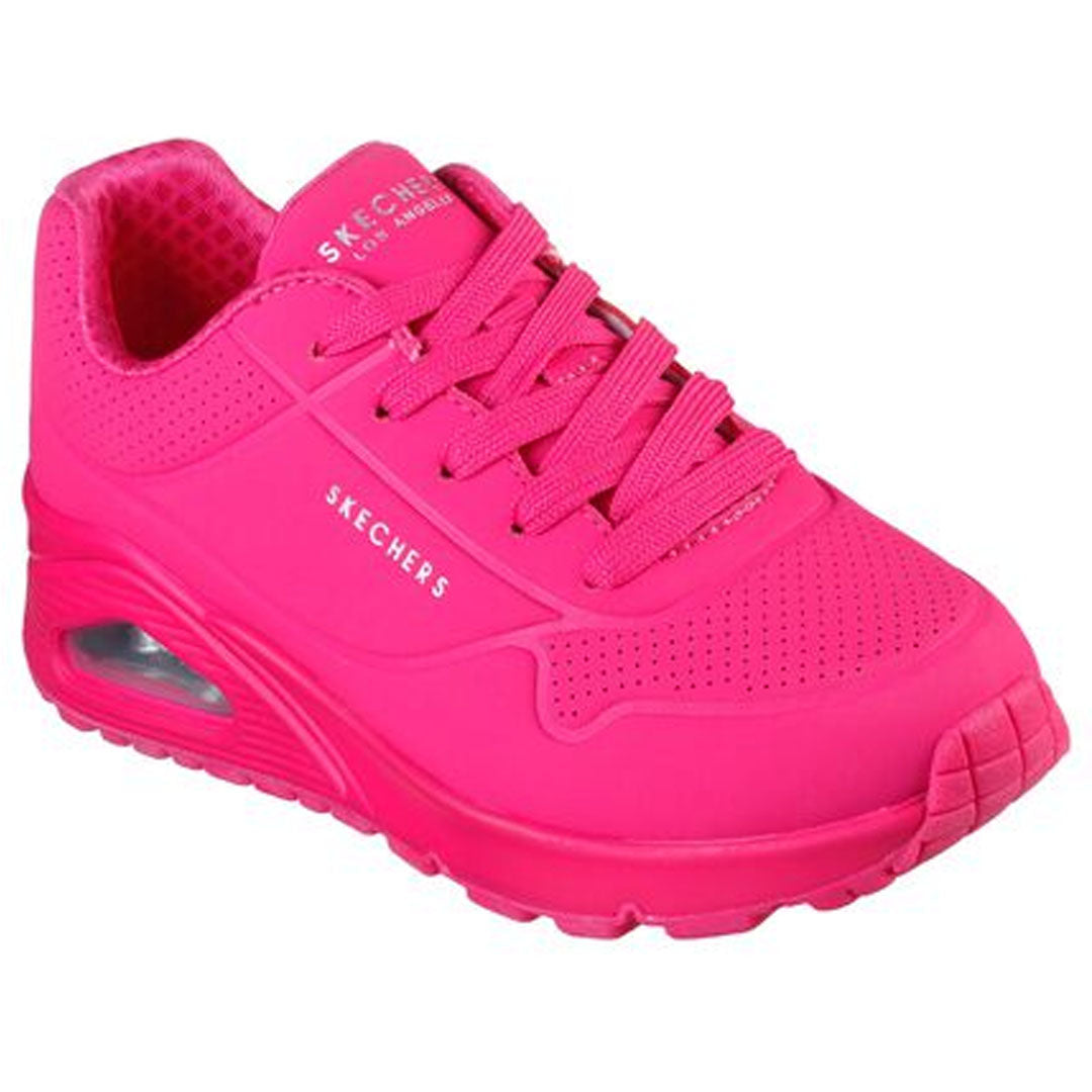 SKECHERS GIRLS UNO GEN1 NEON GLOW 310525LHTPK – Deportint