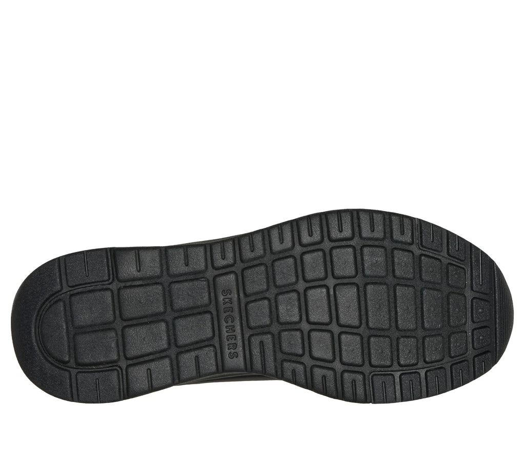 "Tenis Skechers negro con amortiguación"
