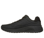 "Tenis Skechers negro con amortiguación"