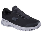 "Tenis Skechers negro con tecnología para caminar"