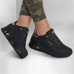 Skechers Uno Shimmer Away 155196BBK  Mujer