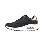 Skechers Uno Shimmer Away 155196BLK Mujer