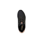 Skechers Uno Shimmer Away 155196BLK Mujer
