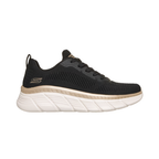 "Tenis Skechers negro mujer casual"