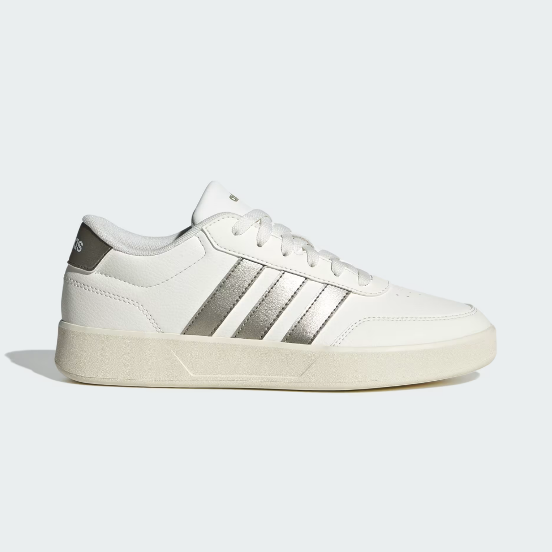 "Tenis Adidas Blanco/Plateado Mujer Casual"