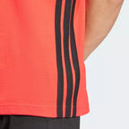 Camiseta Essentials Single Jersey 3 bandas JE6386