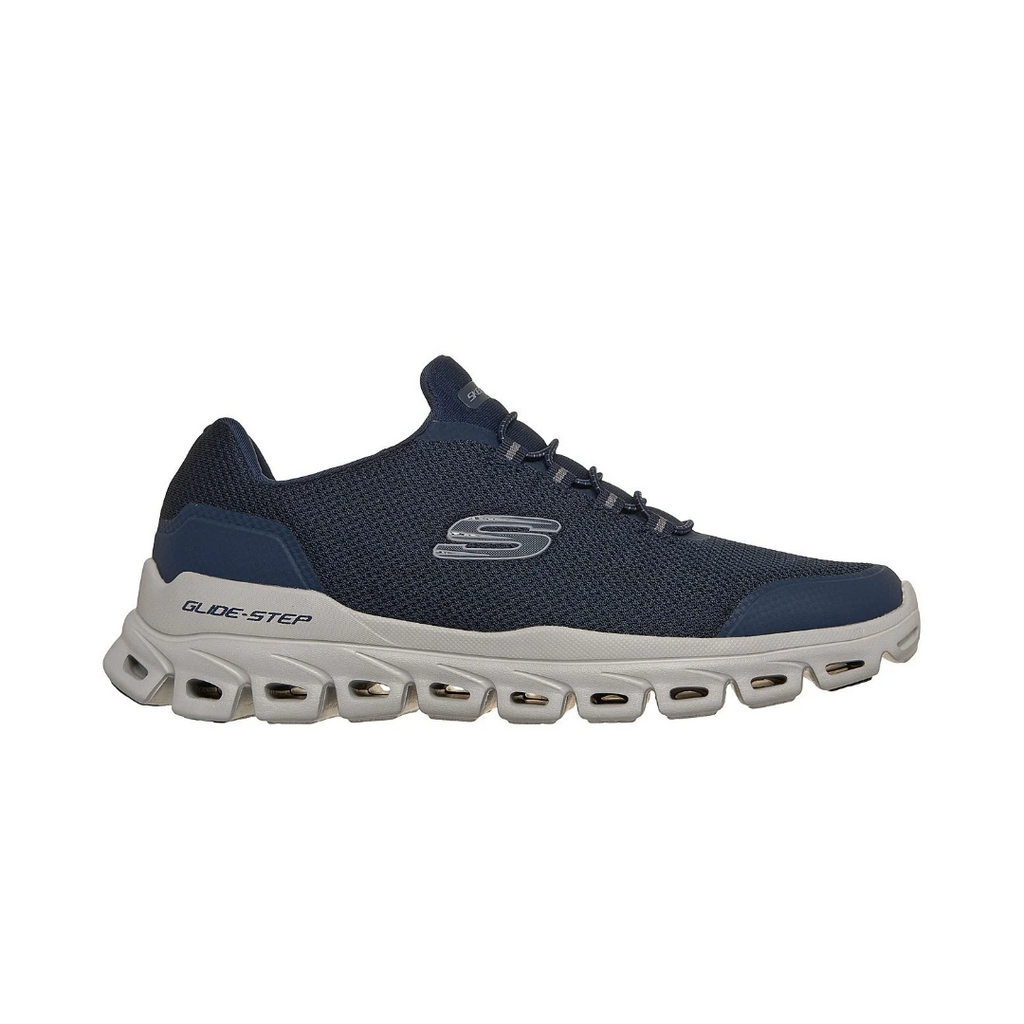 "Tenis Skechers Azul Hombre para caminar"