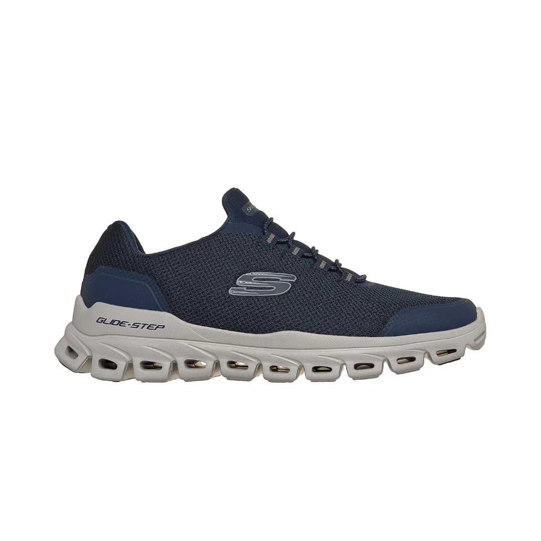 "Tenis Skechers Azul Hombre para caminar"