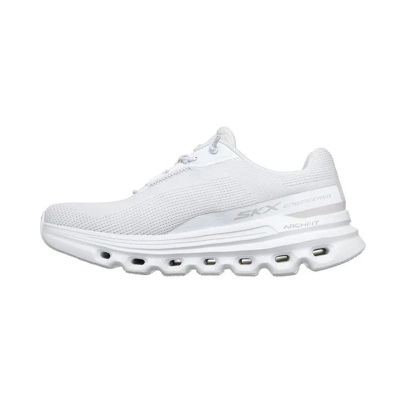 "Tenis Skechers Blanco mujer para correr"