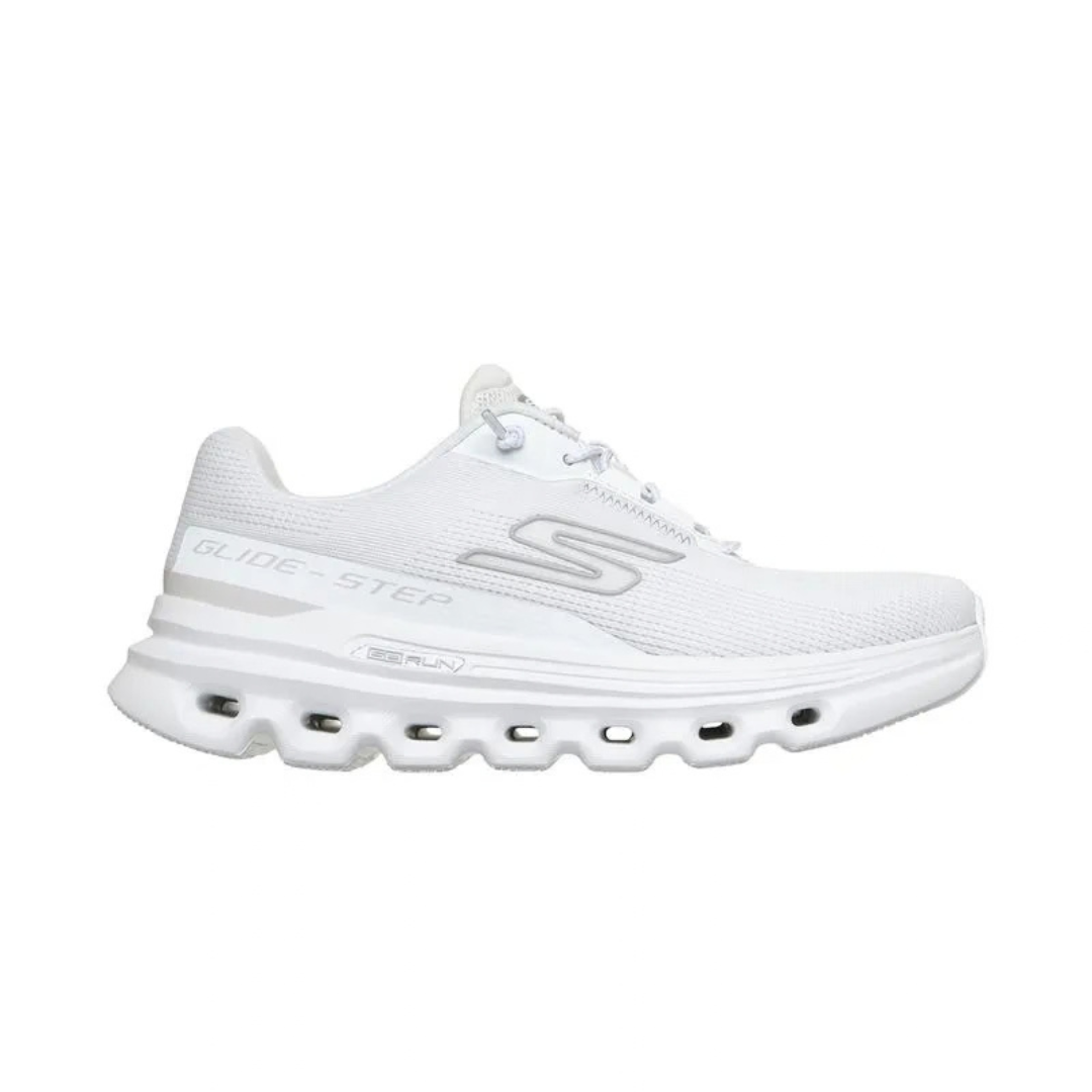 "Tenis Skechers Blanco mujer para correr"