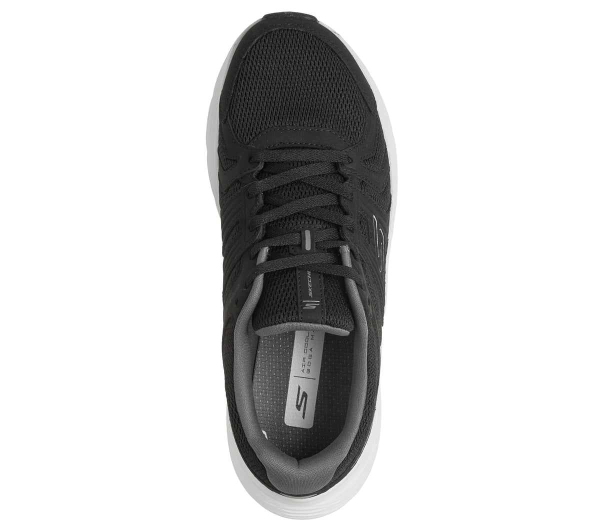"Tenis Skechers mujer negro para caminar"