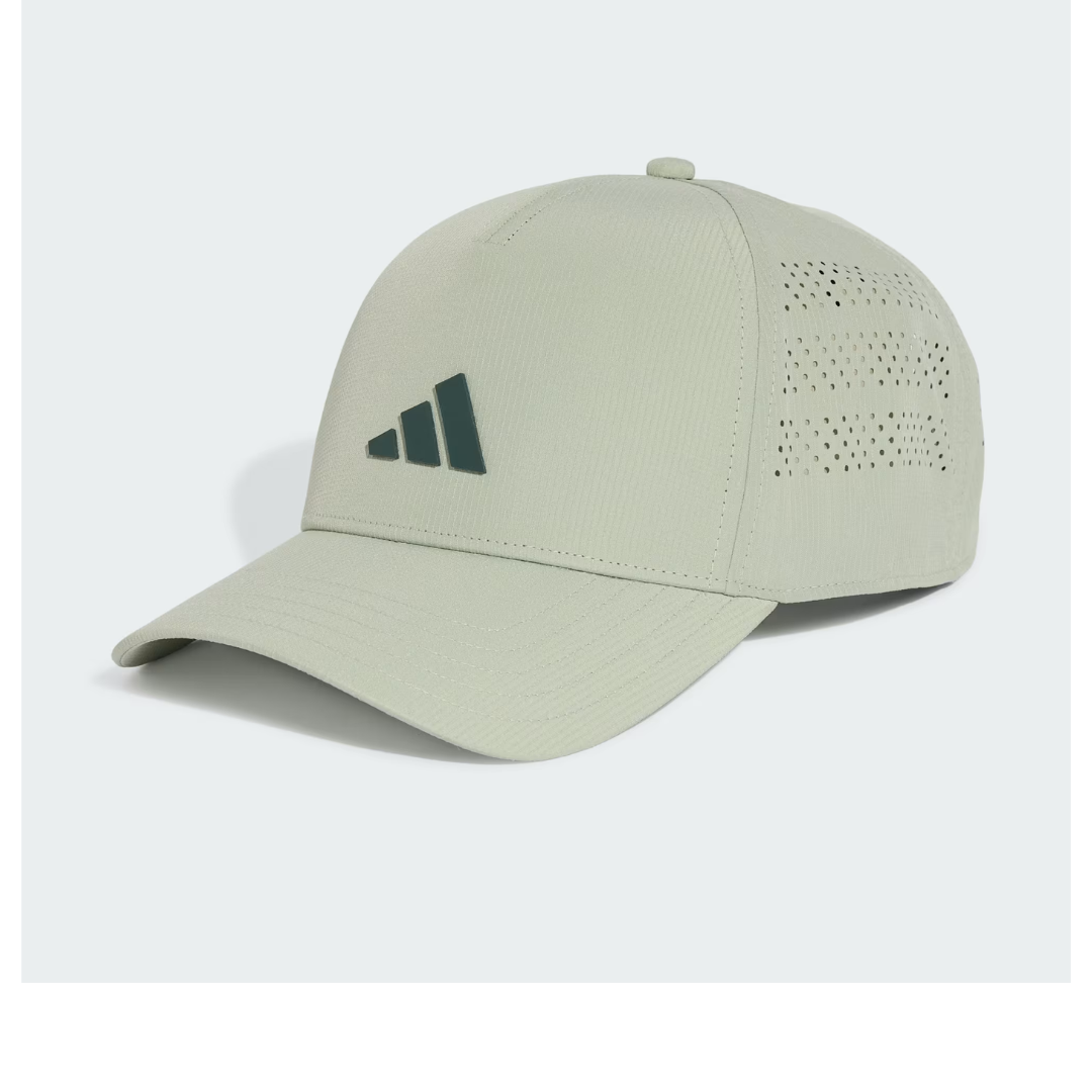 "Gorra verde CLIMACOOL para mantener tu cuerpo fresco y seco"