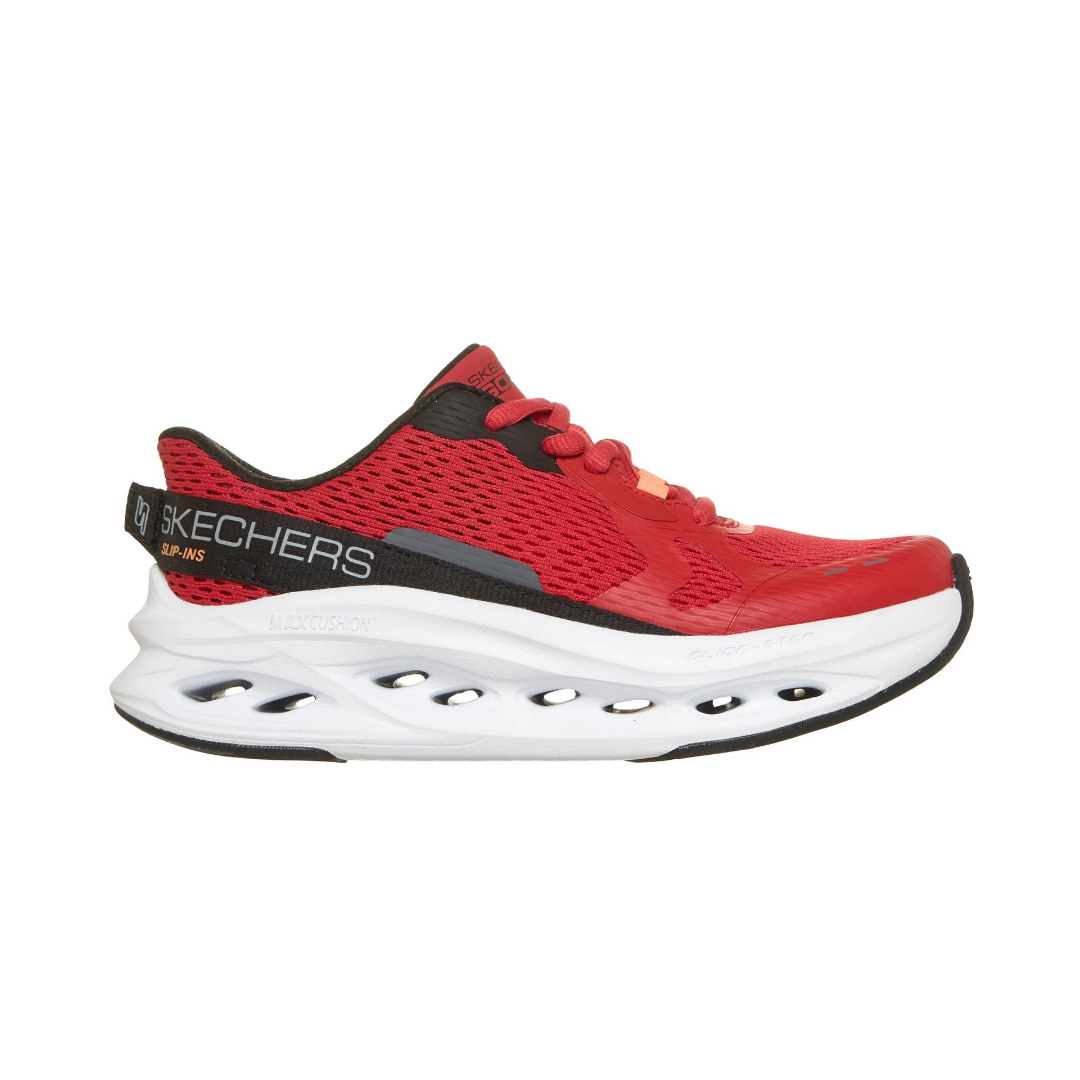 "Tenis Skechers Rojo Hombre para correr"