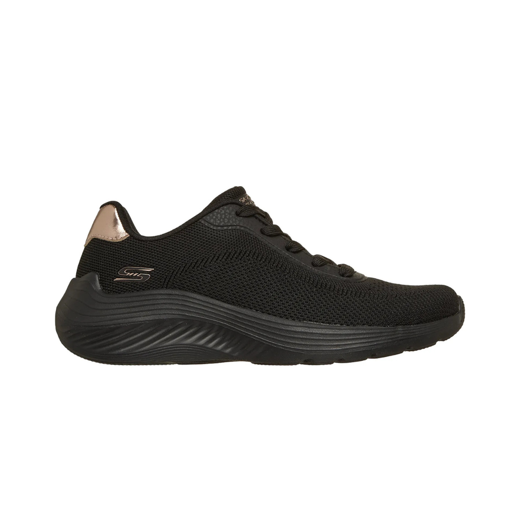 Tenis Skechers Mujer BOBS  Squad Waves Negro 117679BBK