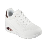 Skechers Uno Wedge Hi 177520WHT Mujer