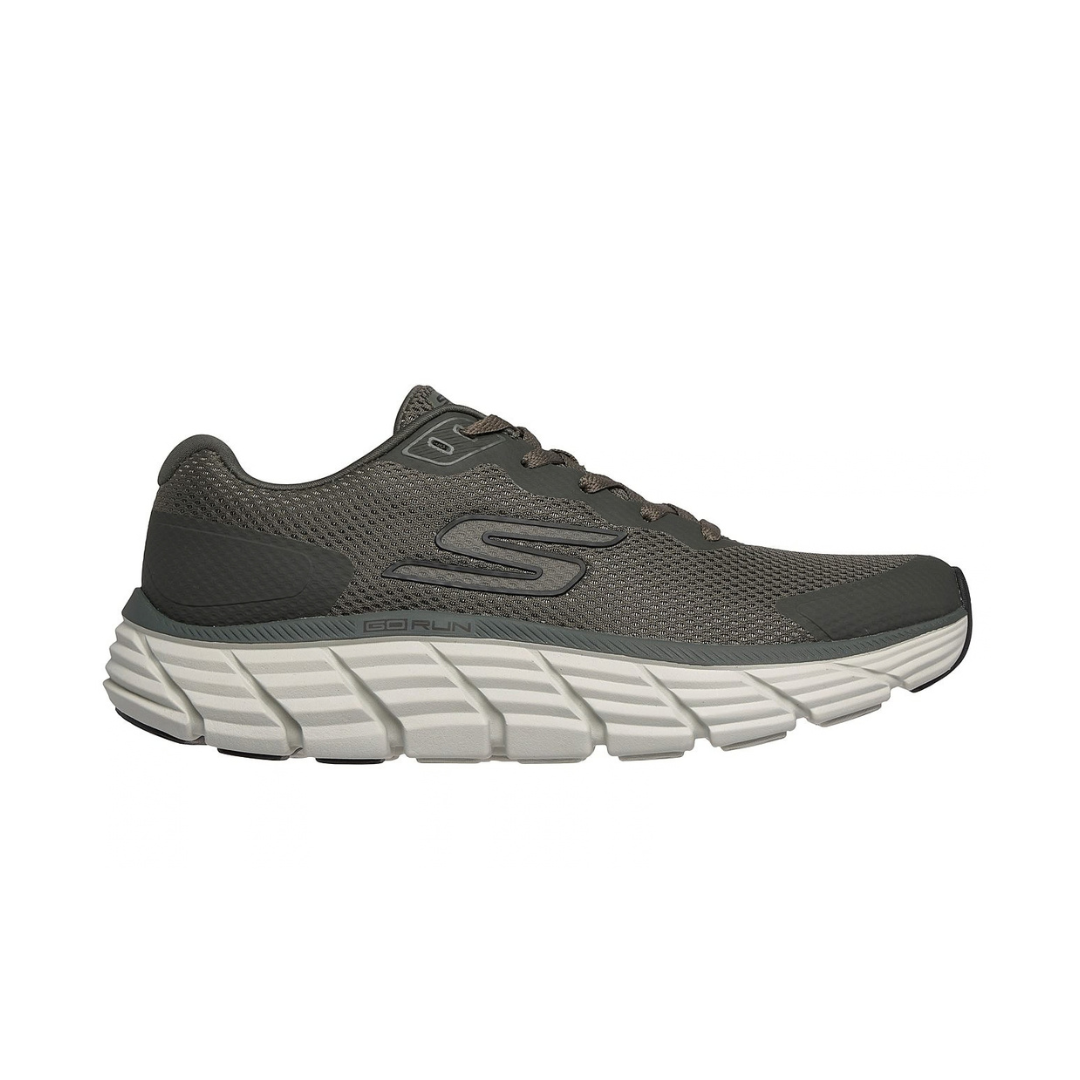 "Tenis Skechers hombre verde oliva para correr"