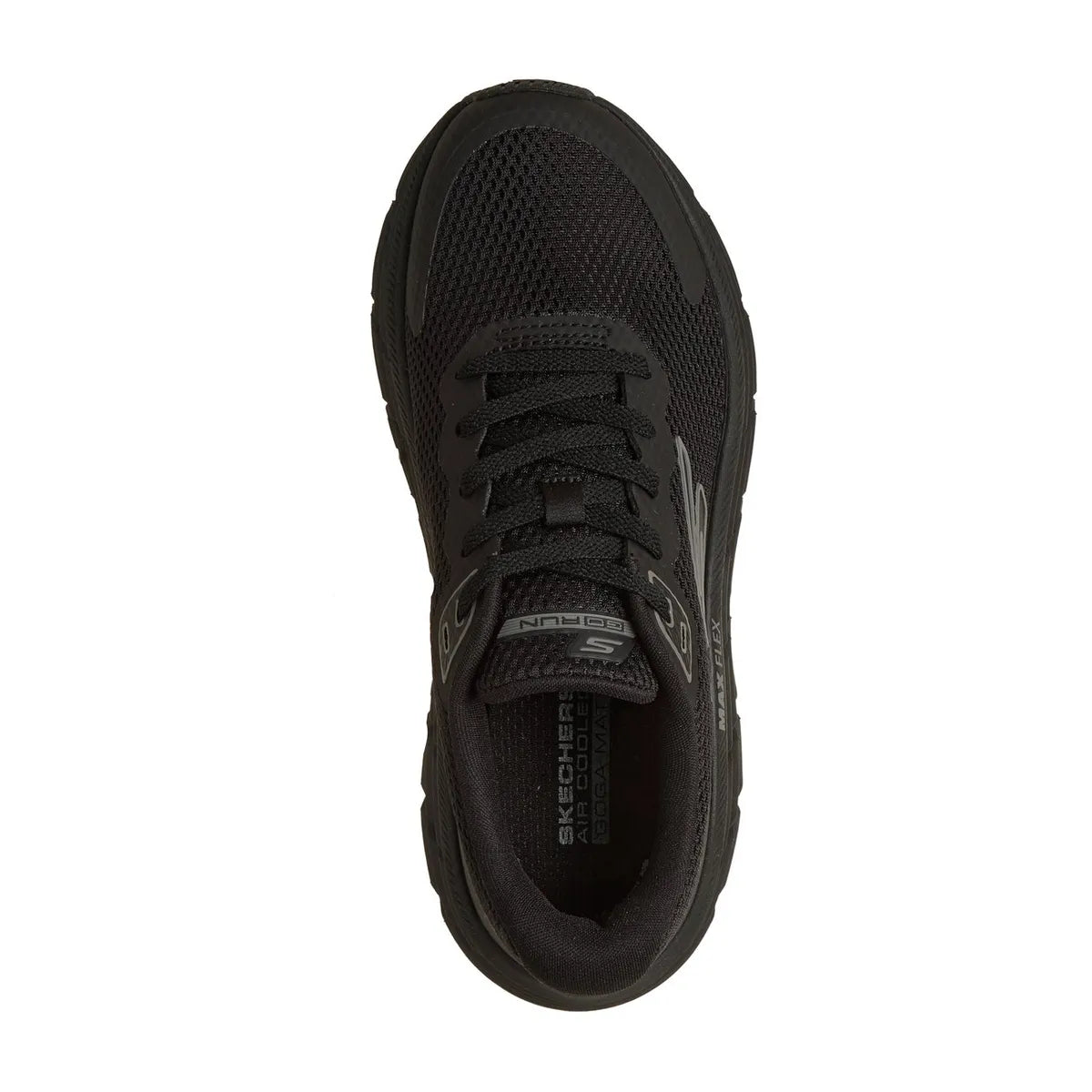 "Skechers Max Flex mujer negro tecnología para caminar y gimnasio"