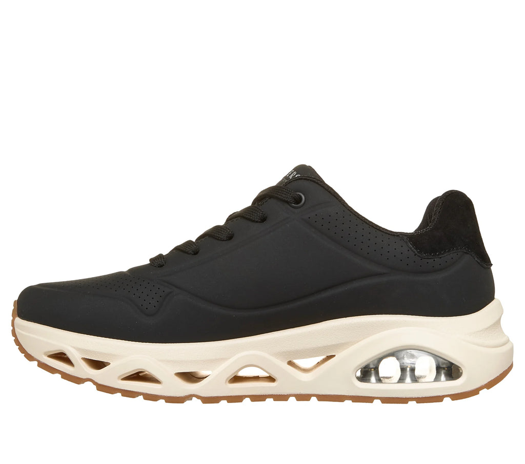 "Tenis Skechers Negro/Beige Mujer Casual"