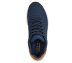 "Tenis Skechers Hombre azul navy casual"