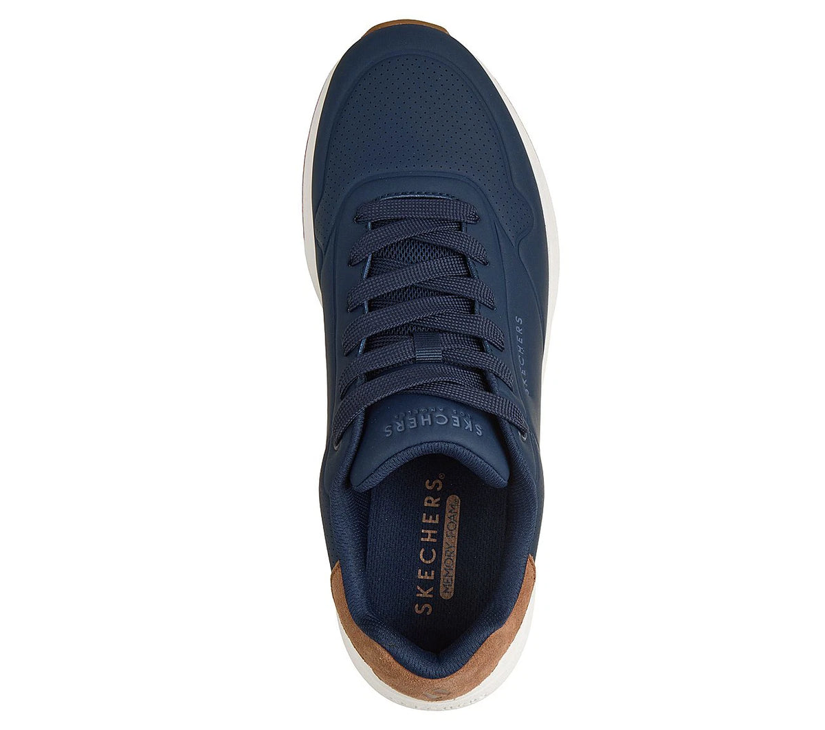 "Tenis Skechers Hombre azul navy casual"
