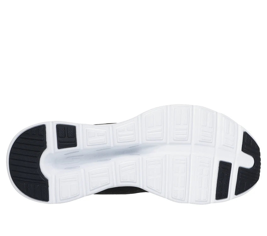"Skechers go walk glide step hombre negro blanco para caminar amortiguación superior"