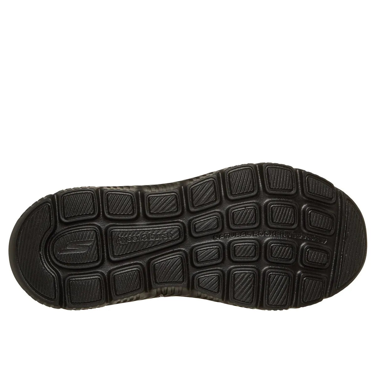 "Skechers go walk max cushioning hyper bust mujer para caminar negro"