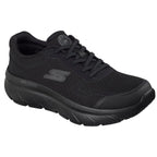 "Skechers go walk max cushioning hyper bust mujer para caminar negro"