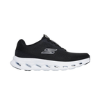 "Skechers go walk glide step hombre negro blanco para caminar amortiguación superior"