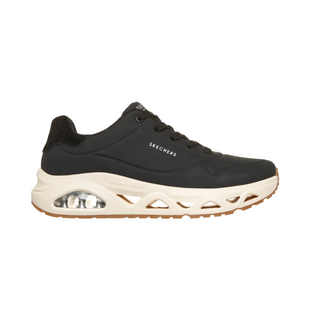 "Tenis Skechers Negro/Beige Mujer Casual"