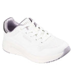 "Tenis Skechers Blanco/Plateado Mujer uso diario"