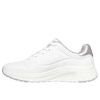 "Tenis Skechers Blanco/Plateado Mujer uso diario"