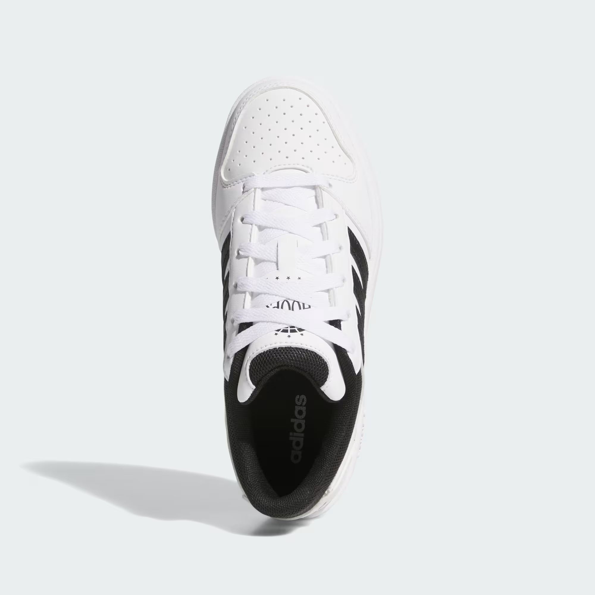 "Adidas Hoops Classic Niño Balnco 3 Rayas Casual Uso Diario"