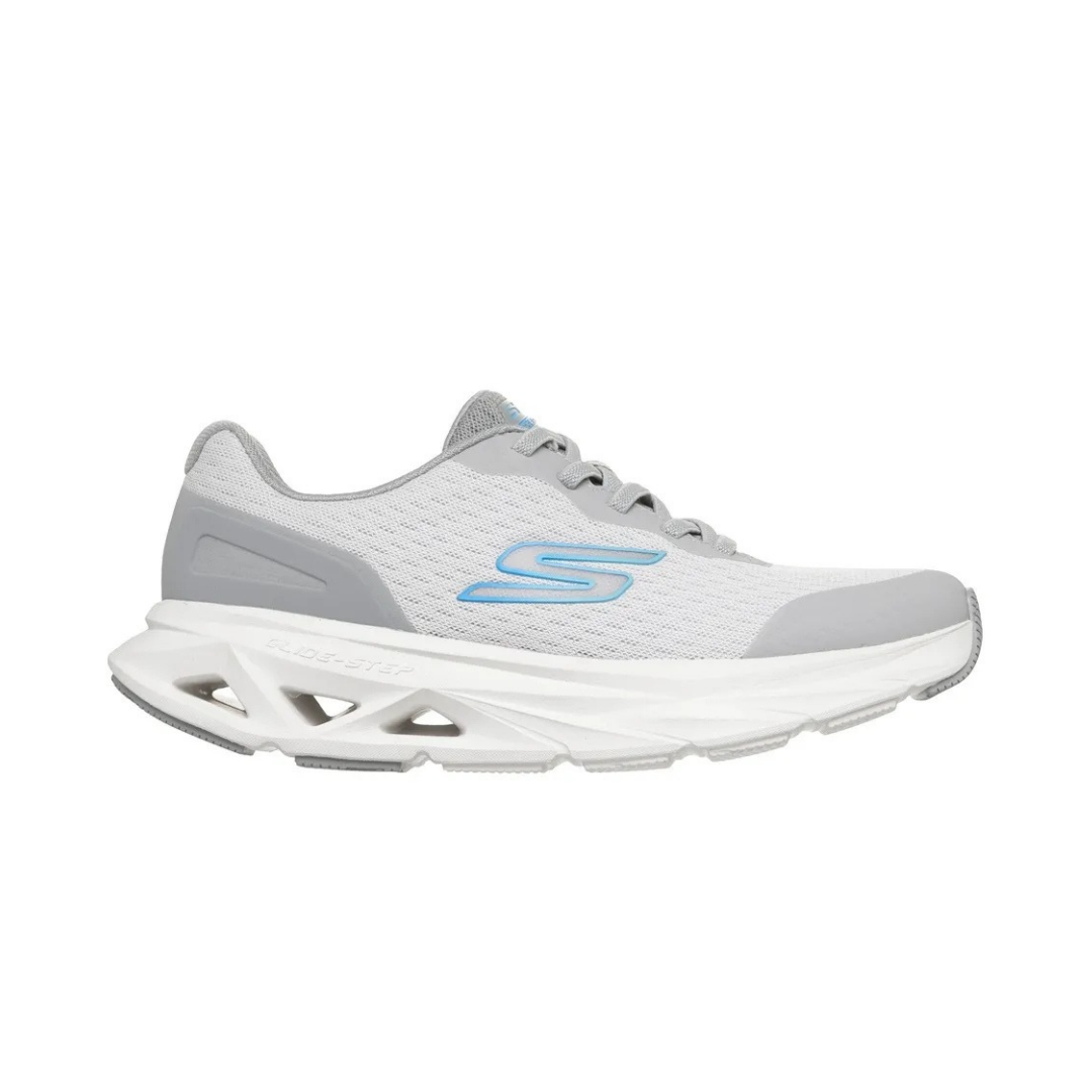 "Tenis Skechers Gris Mujer para caminar, entrenamientos y uso diario" 