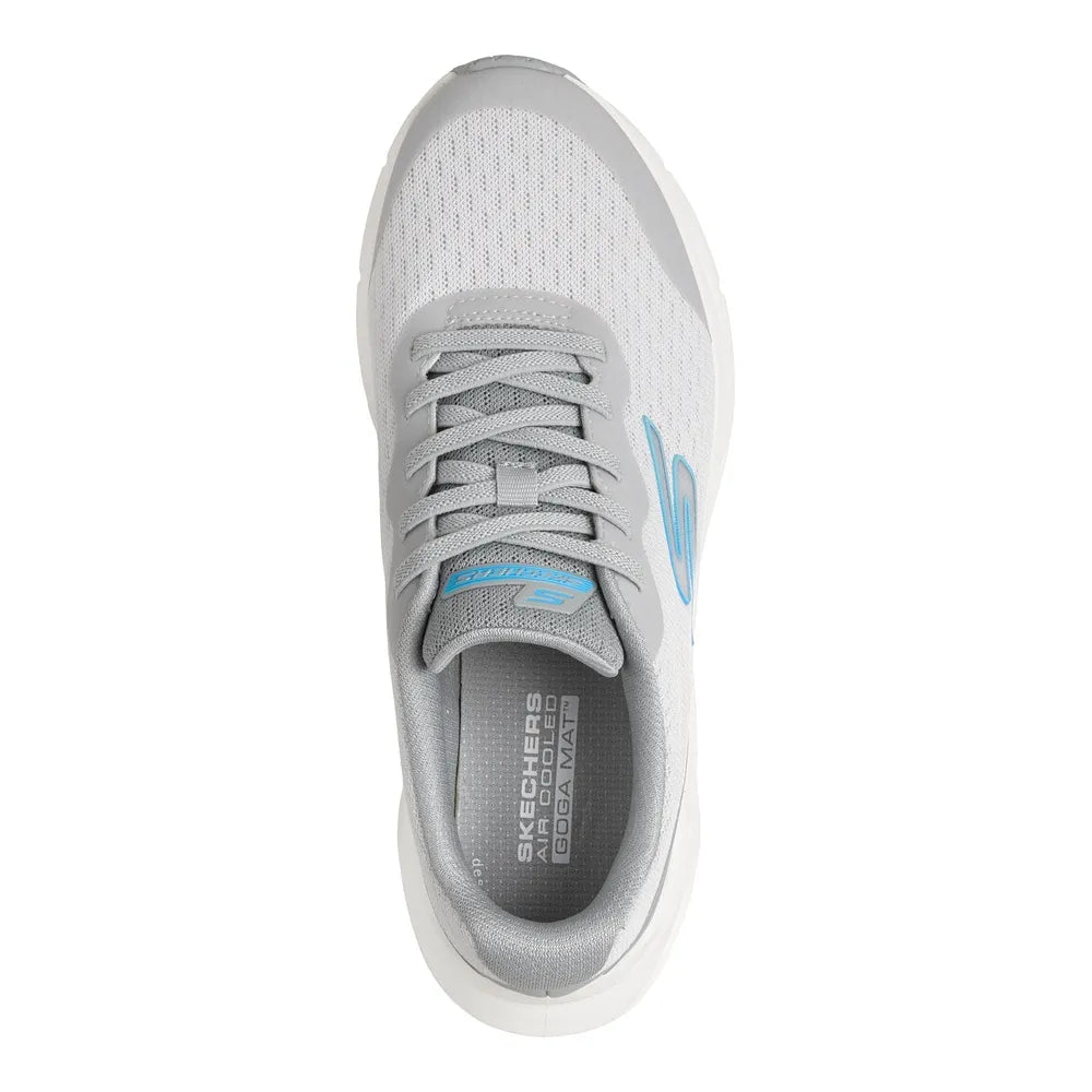 "Tenis Skechers Gris Mujer para caminar, entrenamientos y uso diario" 