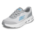 "Tenis Skechers Gris Mujer para caminar, entrenamientos y uso diario" 