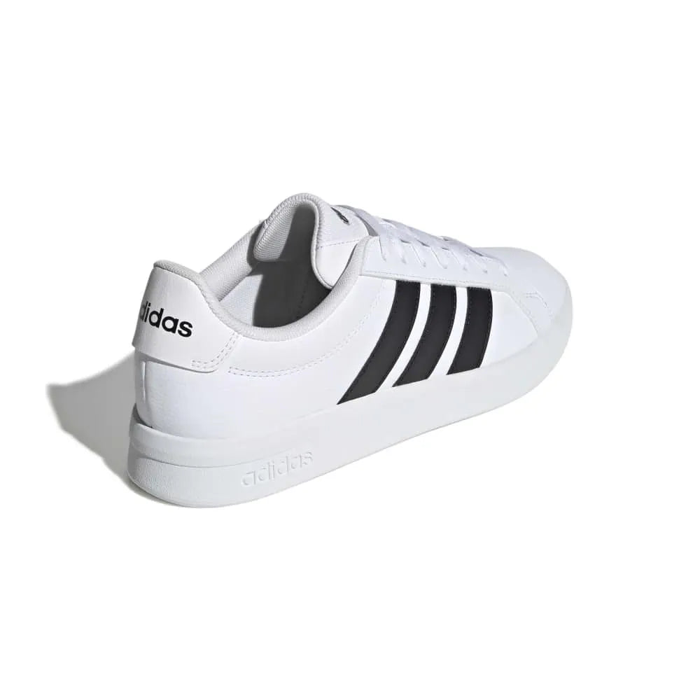 "Tenis Adidas Grand Court Base 3.0 hombre blanco casual uso diario"