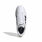 "Tenis Adidas Grand Court Base 3.0 hombre blanco casual uso diario"