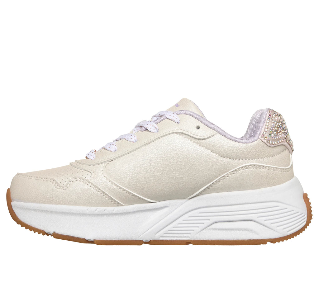 "Tenis Skechers Niña Blanco Casual"