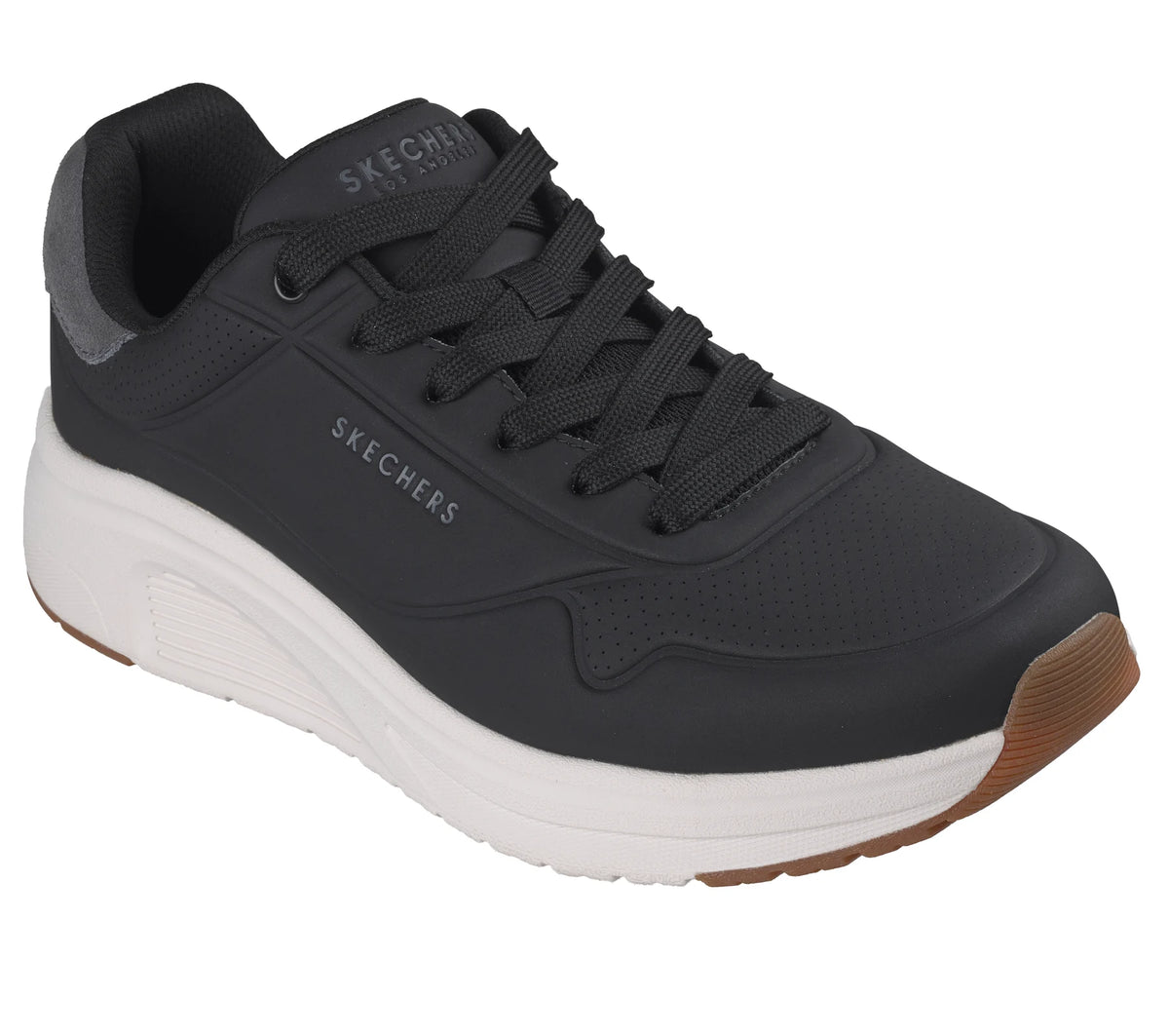 "Tenis Skechers Hombre Negro Casual"