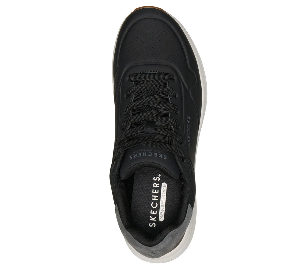 "Tenis Skechers Hombre Negro Casual"