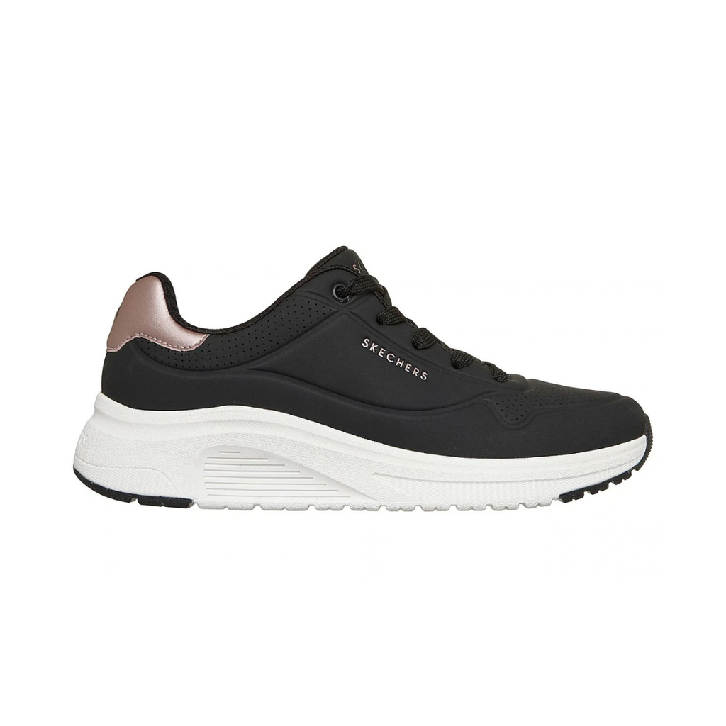 "Zapatillas Skechers Negro mujer uso diario"