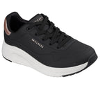 "Zapatillas Skechers Negro mujer uso diario"