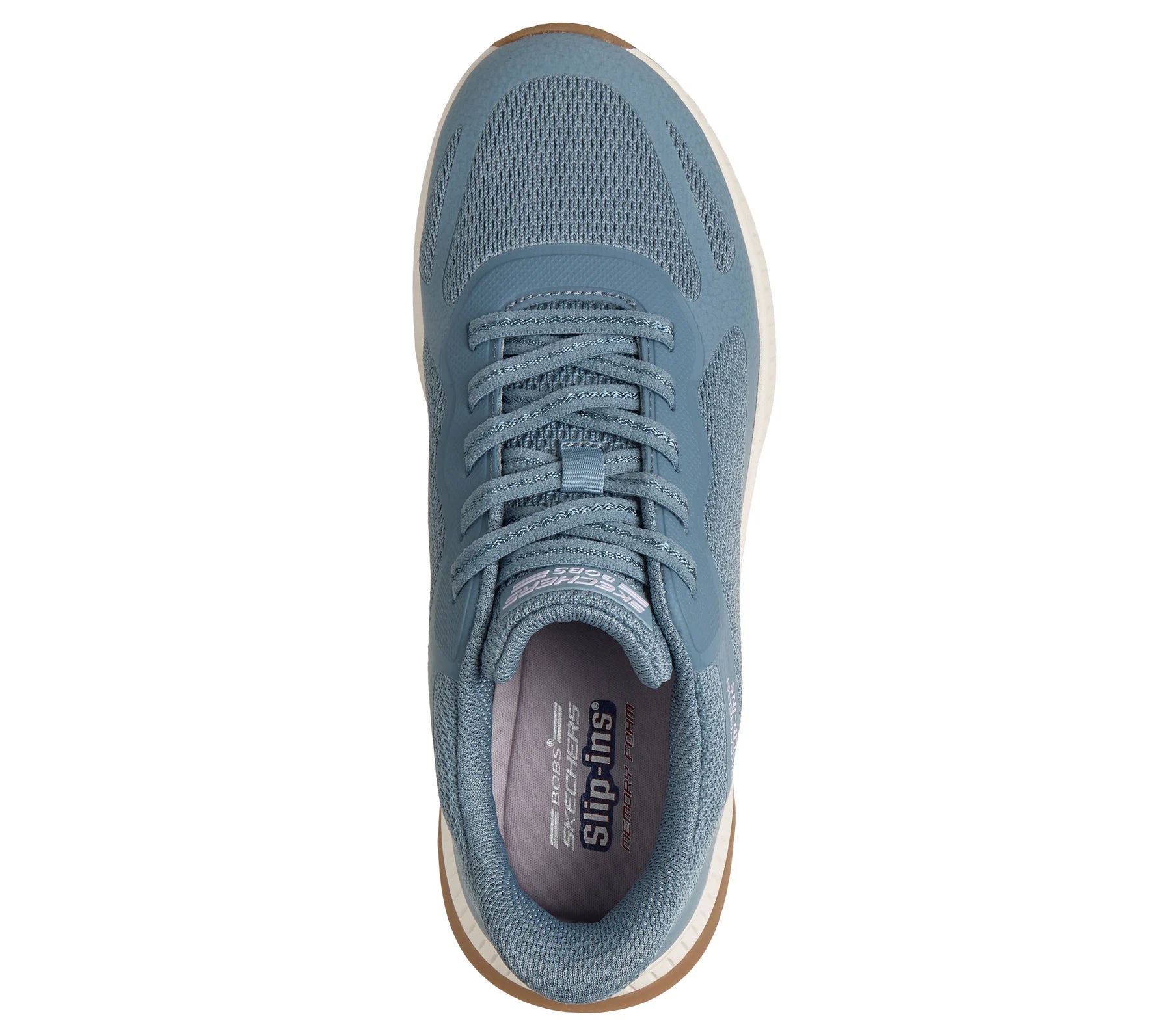"Skechers mujer azul slips ins uso diario"