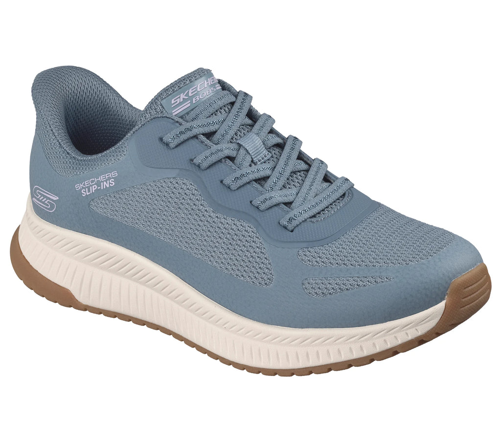 "Skechers mujer azul slips ins uso diario"