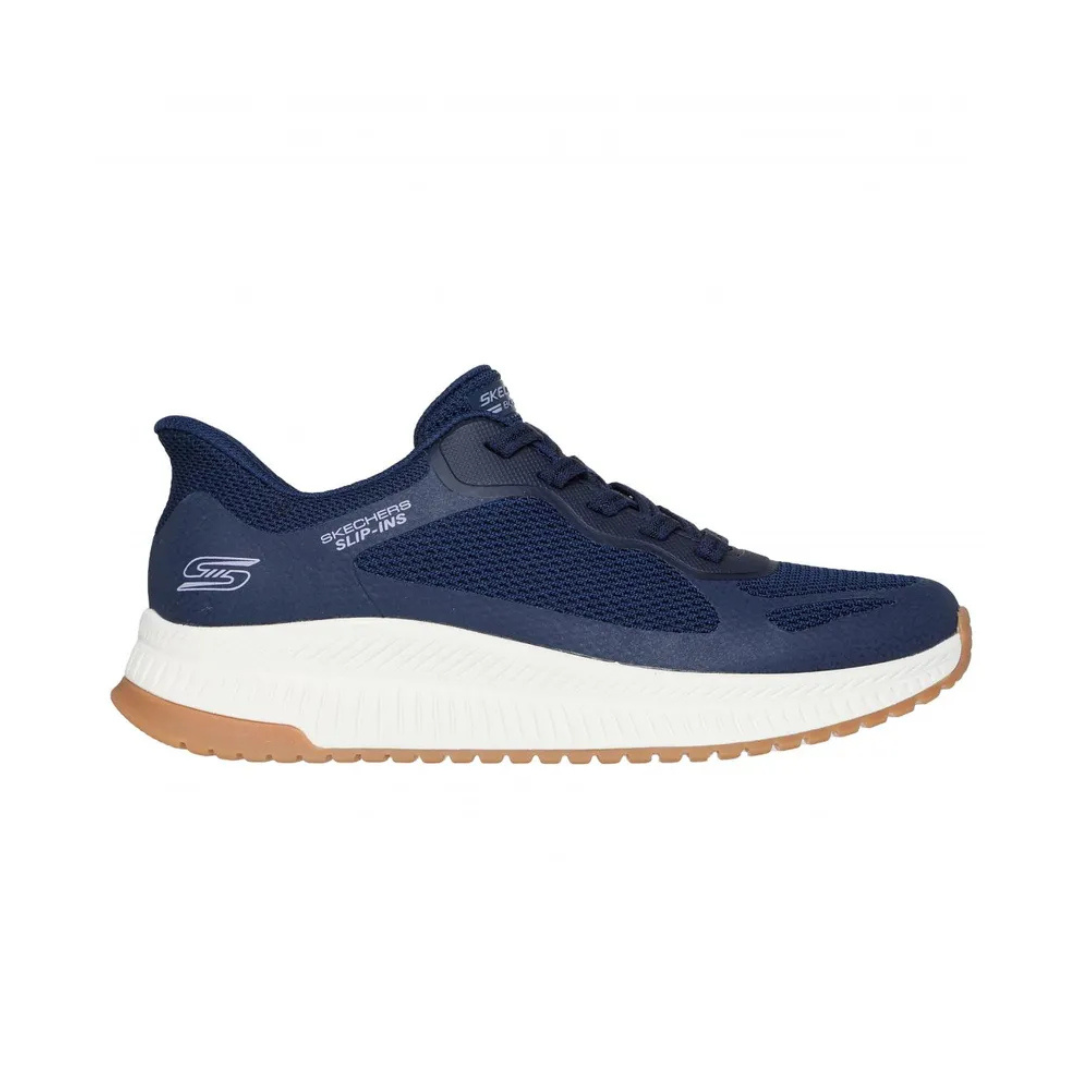 "Skechers azul navy mujer slips ins uso diario"