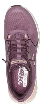 "Tenis Skechers Mujer Morado para entrenamiento"